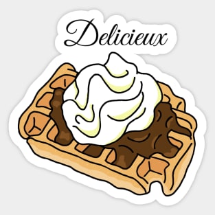 Waffle Sticker